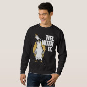 Sweatshirt Cockatiel Tiel With It Cool Sunglasses Bird for Pa (Devant entier)
