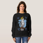 Sweatshirt Cockatoo Blue Design Parrot Stuff Cockatoos (Devant entier)