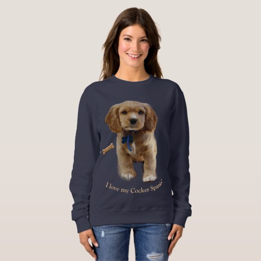Sweatshirt Cocker Spaniel (Devant entier)