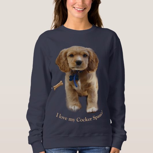 Sweatshirt Cocker Spaniel (Devant)