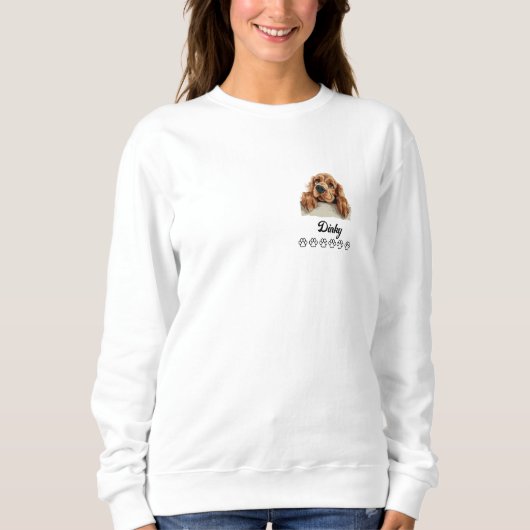Sweatshirt Cocker Spaniel anglais (Devant)