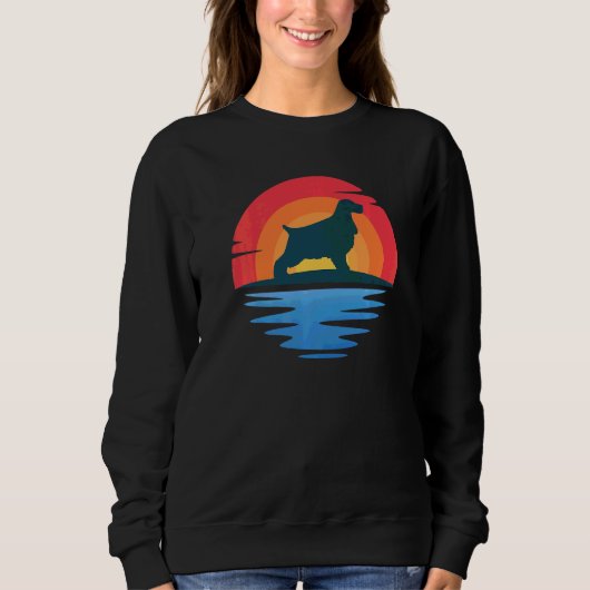 Sweatshirt Cocker Spaniel Anglais Race de Chien 3 (Devant)
