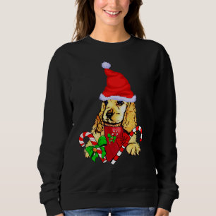 Sweatshirt Cocker Spaniel Christmas Joyeux