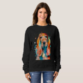 Sweatshirt Cocker Spaniel Cockerspaniel Aquarelle Graphic De (Devant entier)