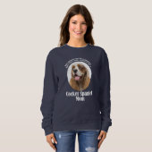 Sweatshirt Cocker Spaniel Maman (Devant entier)