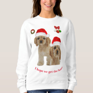 Sweatshirt Cocker spaniel Noël