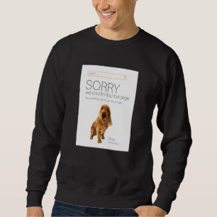 Sweatshirt Cocker Spaniel Online Shop Ecommerce Vendeur 404 D