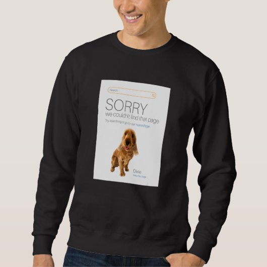 Sweatshirt Cocker Spaniel Online Shop Ecommerce Vendeur 404 D (Devant)