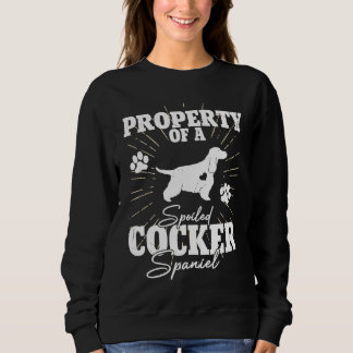 Sweatshirt Cocker Spaniel pour maman papa chien de propriété