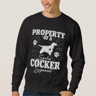 Sweatshirt Cocker Spaniel pour maman papa chien de propriété