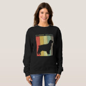 Sweatshirt Cocker Spaniel Retro Style Vintage (Devant entier)