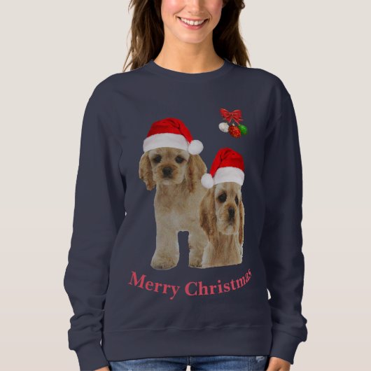 Sweatshirt Cocker spaniel sweat-shirt (Devant)