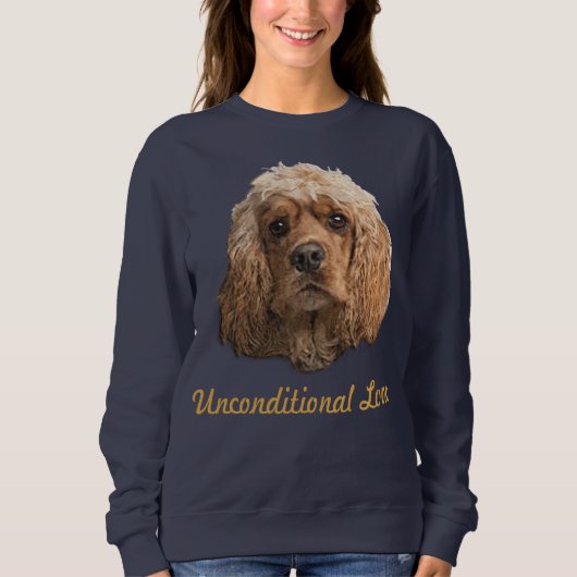 Sweatshirt cocker Spaniels (Devant)