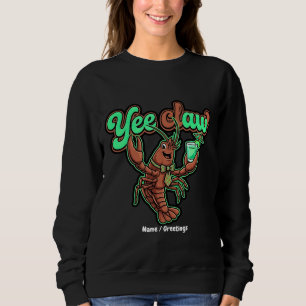 Sweatshirt Cocktail côtier rétro Yee Claw aux écrevisses