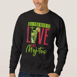 Sweatshirt Cocktail Tout Ce Dont Vous Avez Besoin Est Amour E