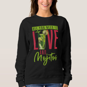 Sweatshirt Cocktail Tout Ce Dont Vous Avez Besoin Est Amour E