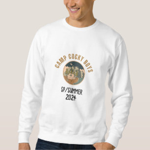 Sweatshirt Cocky Boys Camp : Printemps 24, Sueur Drôle.