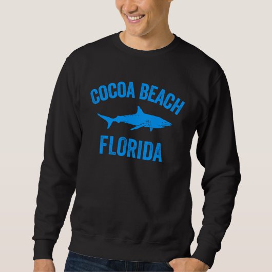 Sweatshirt Cocoa Beach Florida Shark Cocoa Beach Florida Shar (Devant)