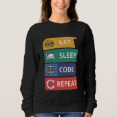 Sweatshirt Codage du programmeur de Coder amusant Code de som (Devant)