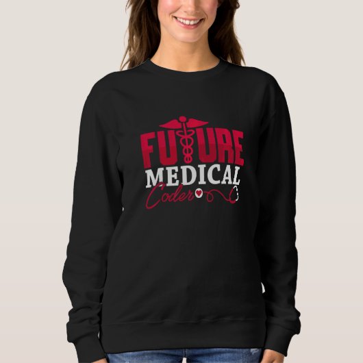 Sweatshirt Codage Icd Assistant Programmateur Future Médicale (Devant)