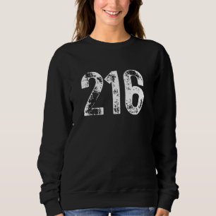 Sweatshirt Code de zone 216 Cleveland OH Téléphone mobile Zon