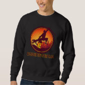 Sweatshirt Code Ninja Programmeur de codage informatique Réin (Devant)
