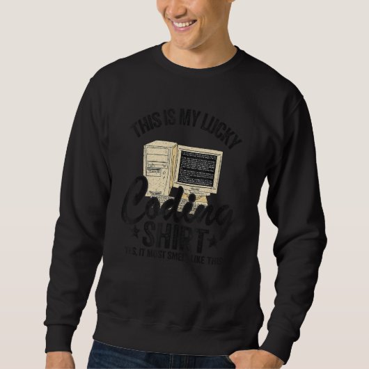 Sweatshirt Coder Blagues Geek Programmeur Informatique C'Est  (Devant)