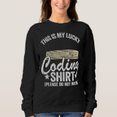 Sweatshirt Coder Blagues Geek Programmeur Informatique C'Est (Devant)
