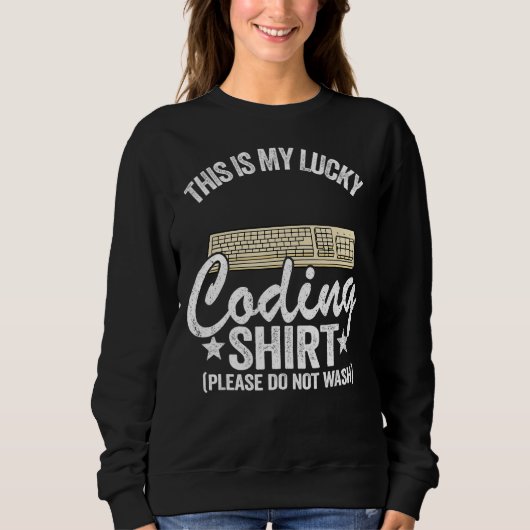 Sweatshirt Coder Blagues Geek Programmeur Informatique C'Est (Devant)