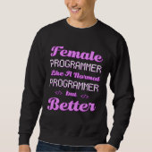 Sweatshirt Coder Female Developer Coding Software Engineer Pr (Devant)