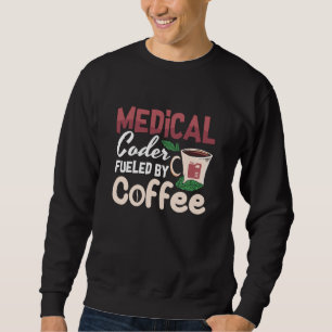 Sweatshirt Codeur Médicale Alimenté Par Le Programmeur De Cod