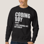 Sweatshirt Coding Boy Definition Noun Software Developer Prog (Devant)