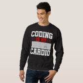 Sweatshirt Coding Est Mon Développeur Logiciel De Programmati (Devant entier)