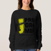 Sweatshirt Coding Programmer Ordinateur Aime Coder Plus Que Y (Devant)