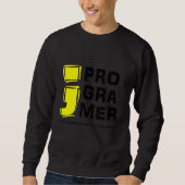 Sweatshirt Coding Programmer Ordinateur Aime Coder Plus Que Y (Devant)