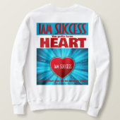 SWEATSHIRT CŒUR (Design dos)