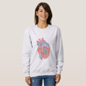 Sweatshirt Coeur anatomique (Devant entier)