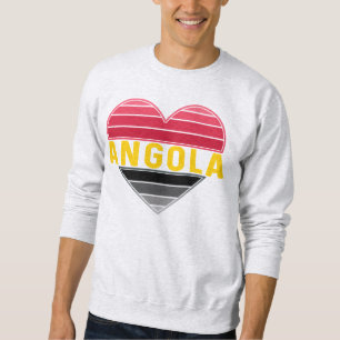 Sweatshirt Coeur angolais, I Love Angola
