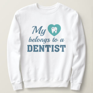 Sweatshirt Coeur Appartient Dentiste