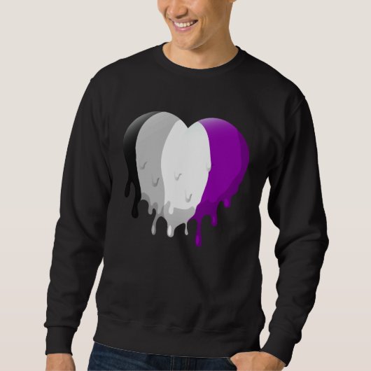 Sweatshirt Cœur asexué (Devant)