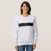 Sweatshirt Coeur blanc (Devant entier)