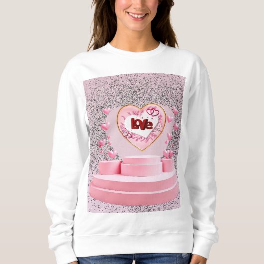 Sweatshirt Coeur d'amour (Devant)