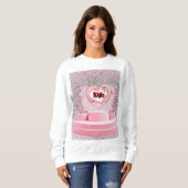 Sweatshirt Coeur d'amour (Devant entier)
