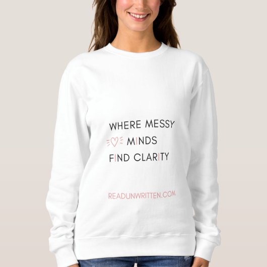 Sweatshirt Coeur de clarté (Devant)