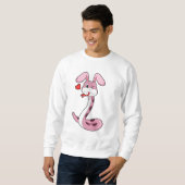 Sweatshirt Coeur de lapin serpent (Devant entier)