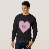 Sweatshirt Coeur du vin (Devant entier)
