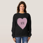 Sweatshirt Coeur du vin (Devant entier)