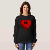Sweatshirt Coeur heureux (Devant entier)