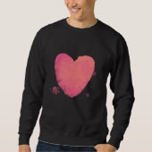 Sweatshirt Coeur rose (Devant)