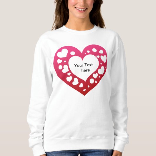 Sweatshirt Coeurs dans le coeur (Devant)